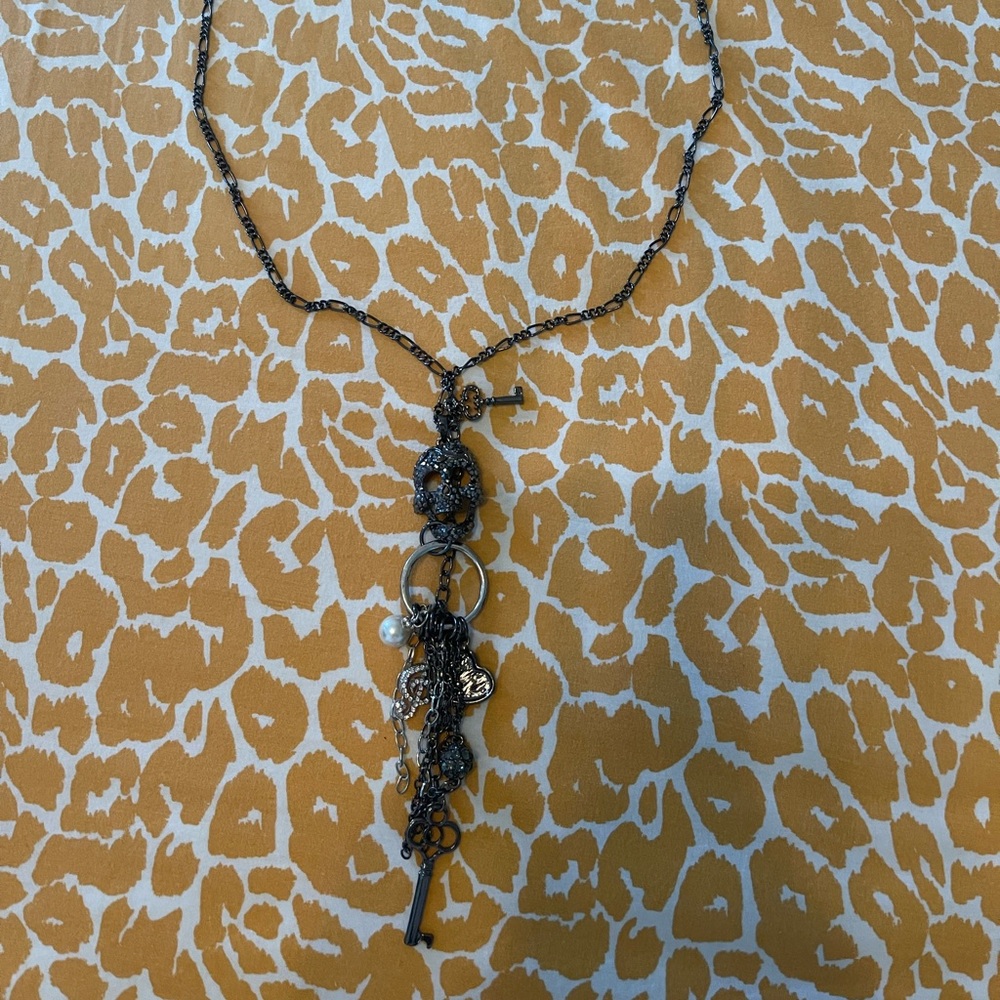 Torrid Skull Necklace Long